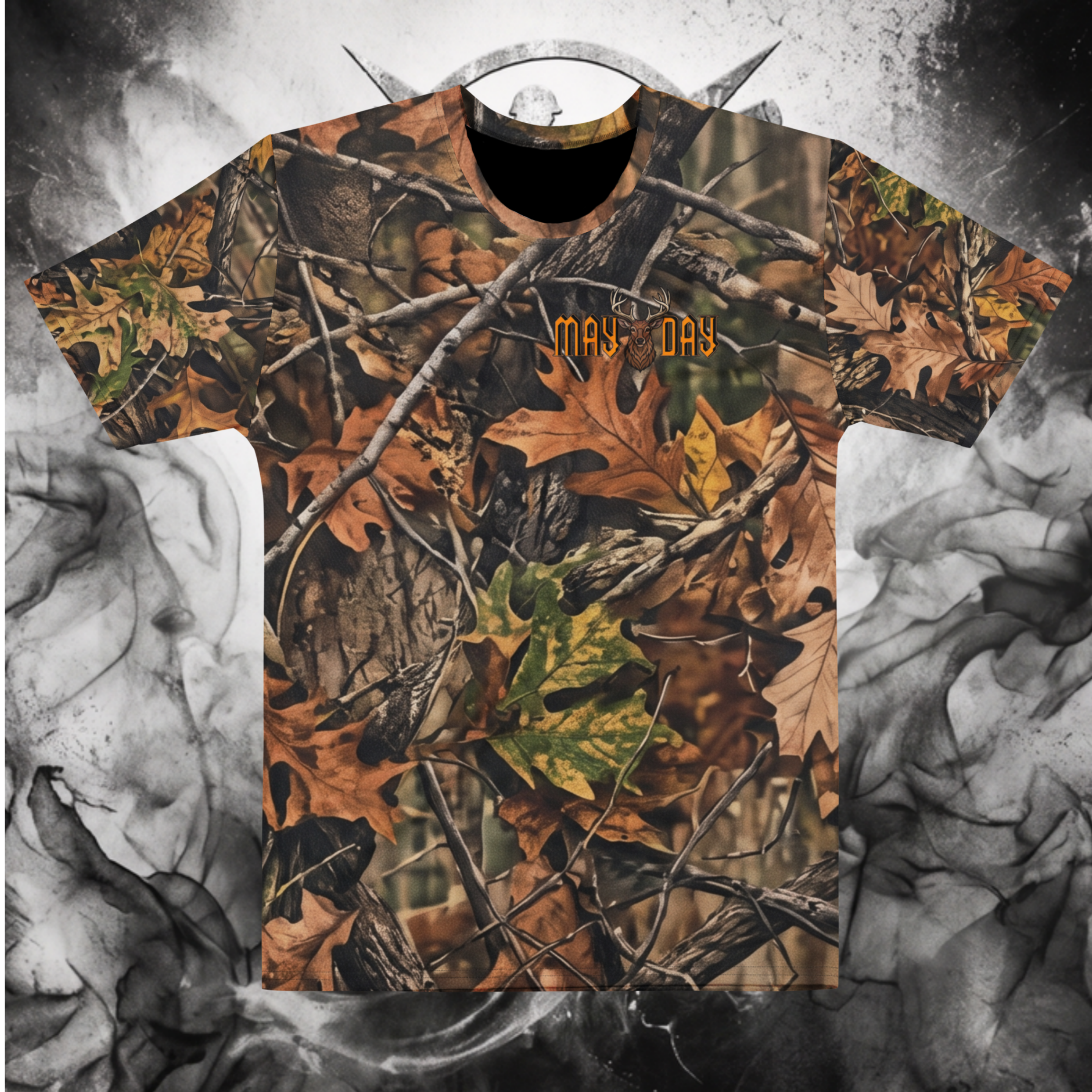 Deafening Silence // Camo Deer Coffin Tee