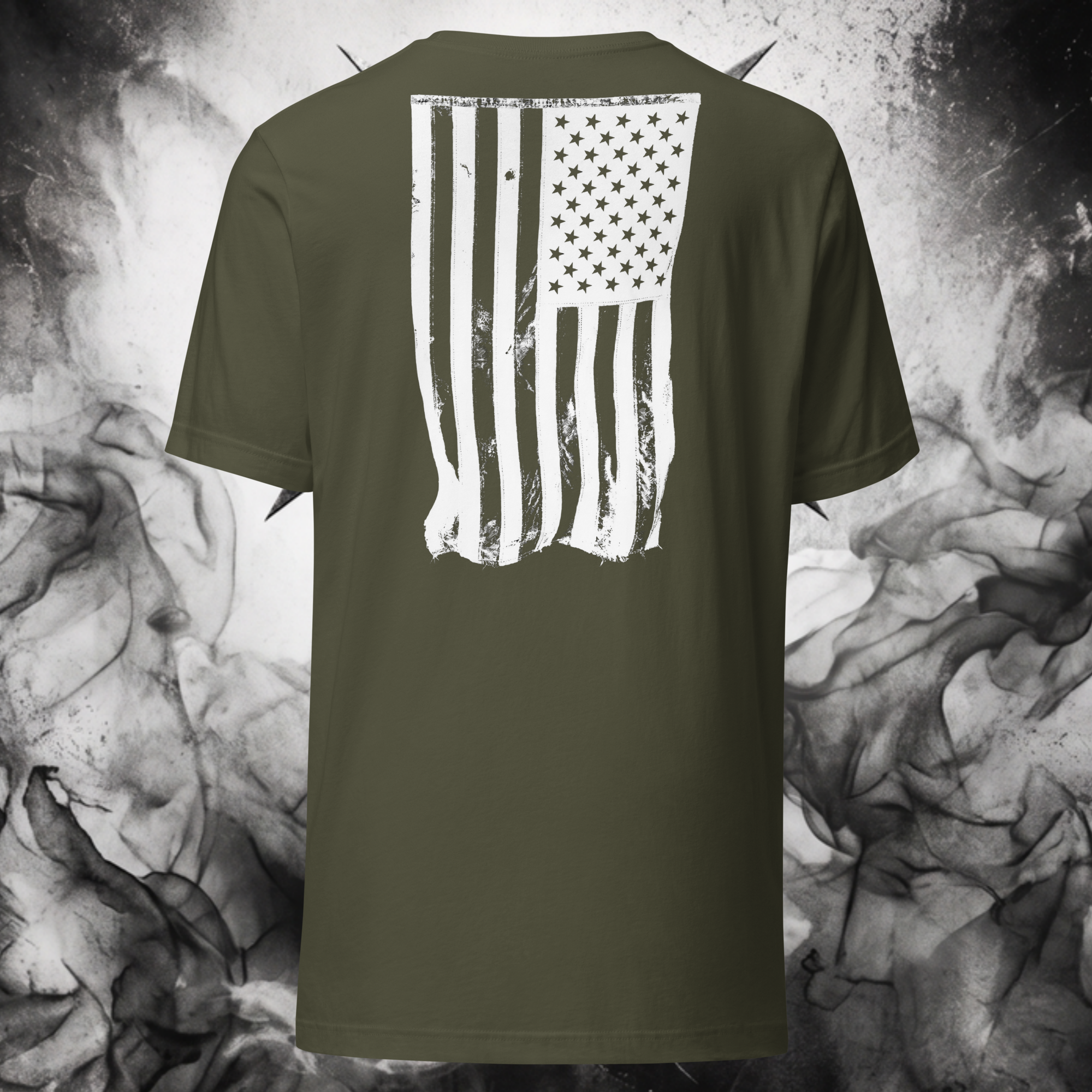 Patriot // Distressed Flag Tee
