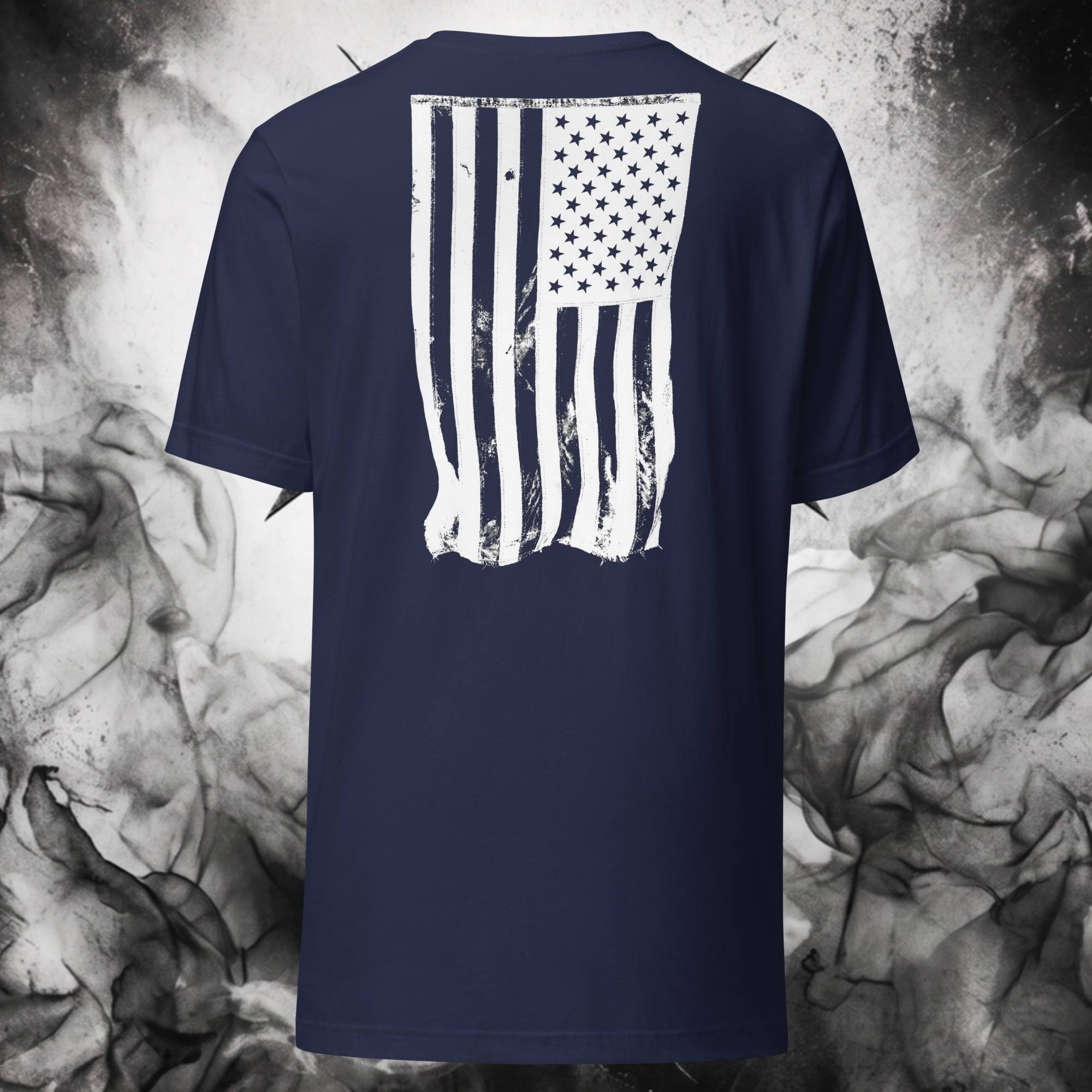Patriot // Distressed Flag Tee