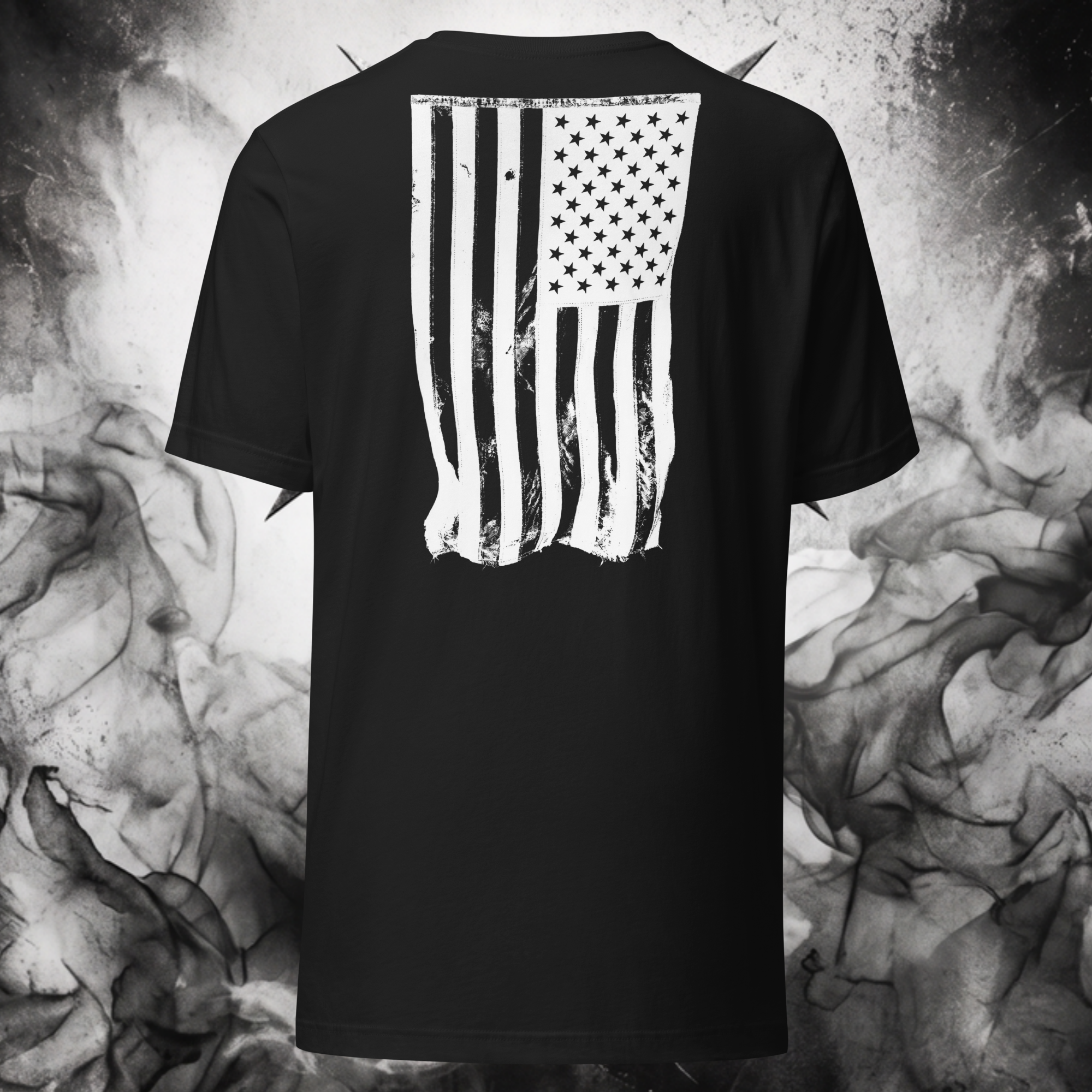 Patriot // Distressed Flag Tee